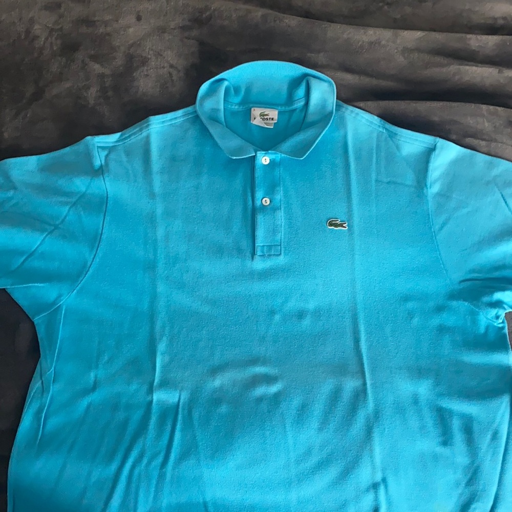 Beautiful blue authentic Lacoste Polo